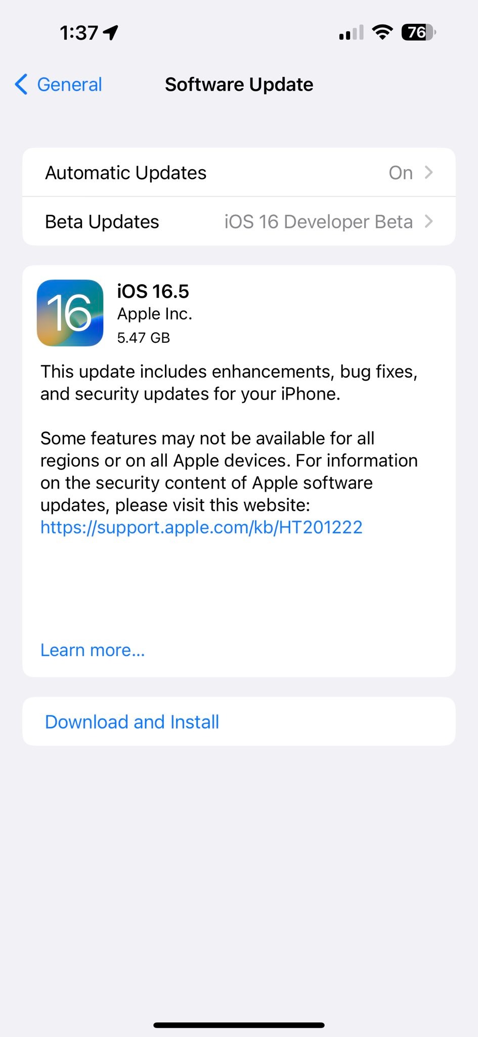 iOS 16.5 RC sürümü yayınlandı: Apple&#8217;dan sürpriz güncelleme 1.Resim