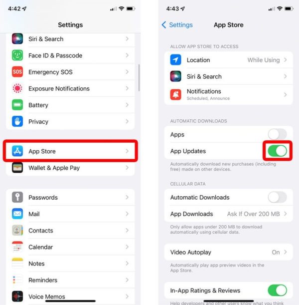 iPhone uygulama nasıl güncellenir? App Store uygulama güncelleme menüsü 3.Resim