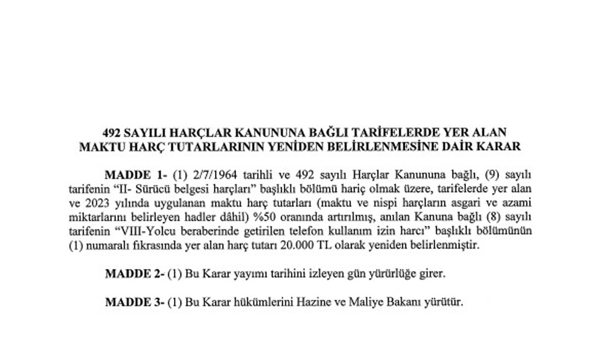 Zamlı IMEI kaydı ne zaman başlayacak? Yeni IMEI kayıt ücreti yürürlüğe girdi mi? 1.Resim