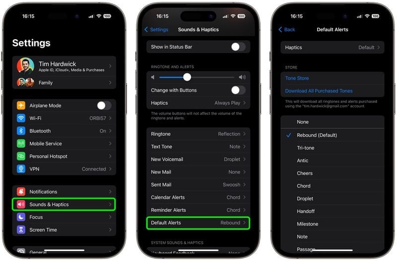 Instagram bildirim sesi iPhone’da nasıl değiştirilir? 1.Resim