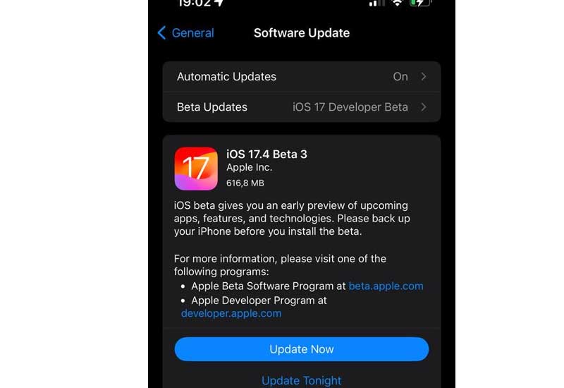 iOS 17.4 beta 3 güncellemesi iPhone için çıktı: Neler yeni? 1.Resim