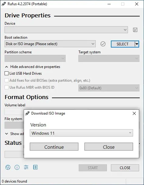 Rufus 4.6 Beta Yayınlandı: Artık Windows 11 24H2 Uyumluluk Kontrolü Atlanıyor 1.Resim