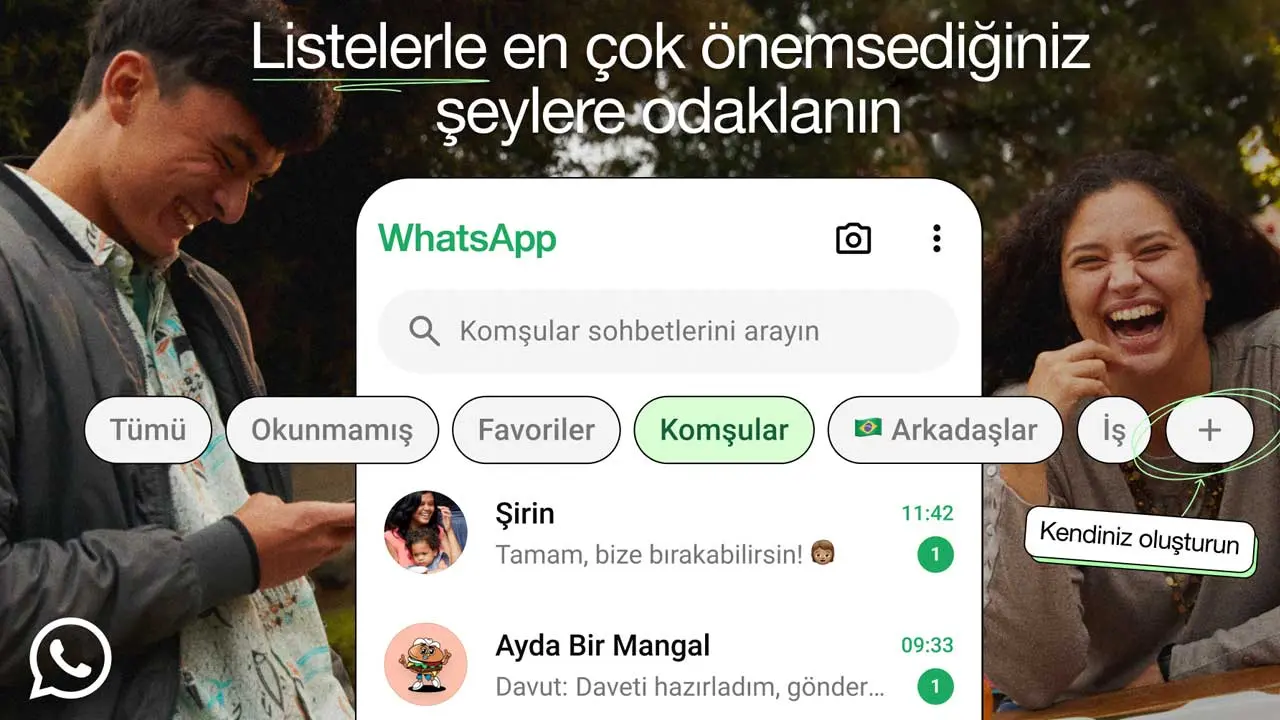 WhatsApp &#8216;Listeler&#8217; ile mesaj karmaşasına son: Yeni özellik duyuruldu 1.Resim